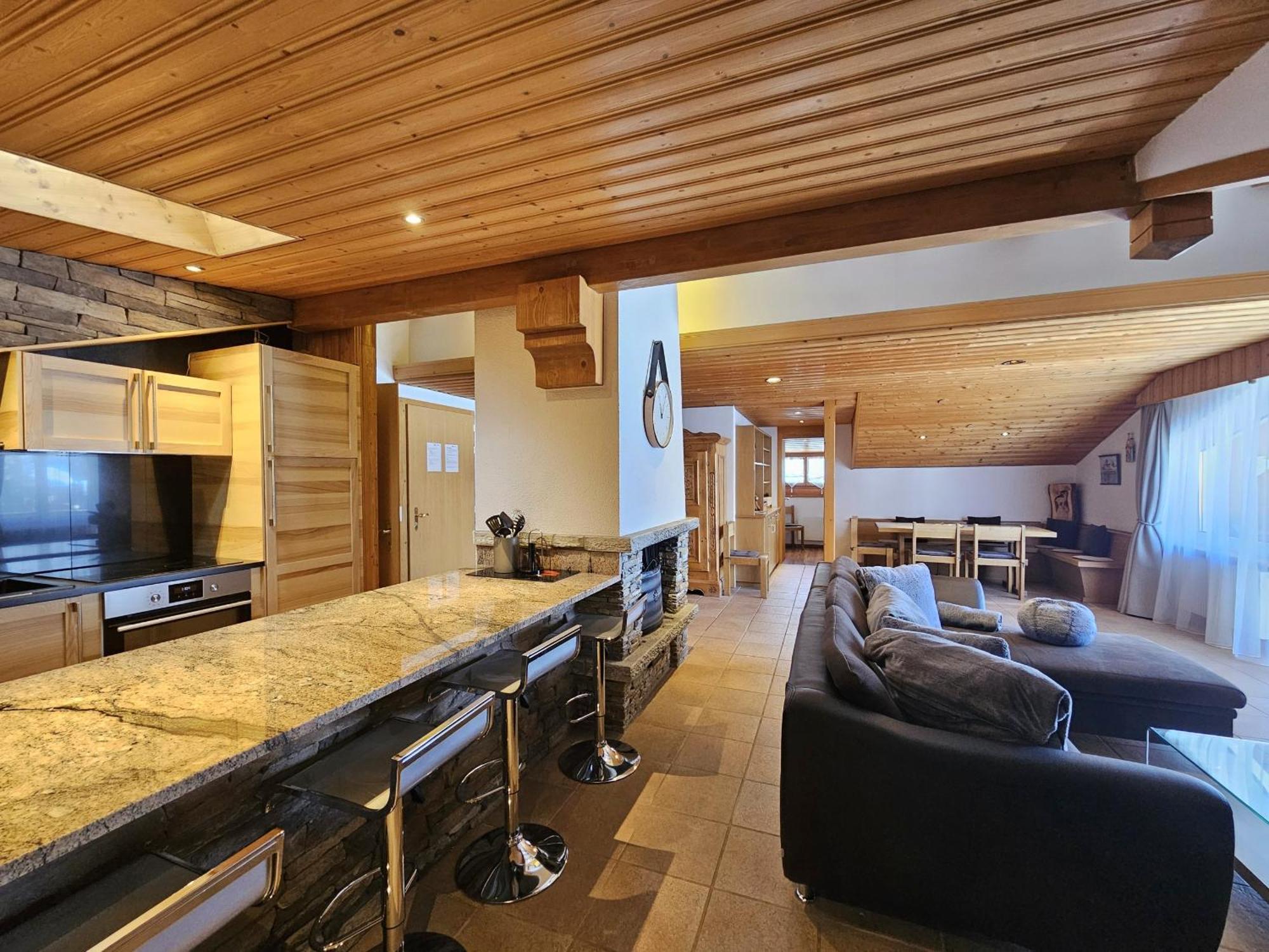 Sonnhuesli Dachwohnung Saas Fee Exterior foto